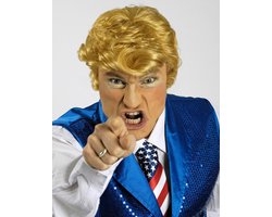 Amerikaanse president pruik voor volwassenen - Verkleedpruik
