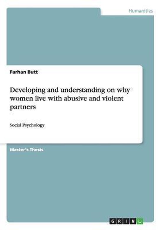 Developing and understanding on why women live with abusive  ... - cover