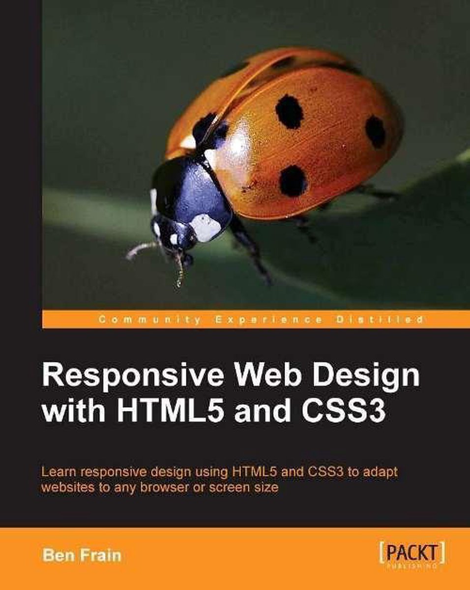 Omslag van Responsive Web Design with HTML5 and CSS3