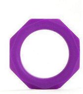 Octagon Ring Medium - Paars - cockring
