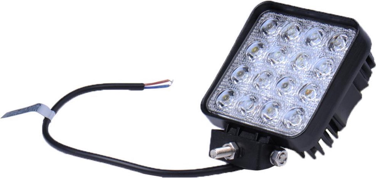 Led werklamp 48 watt 12 V 24 V worklight - zeer fel - car - bus - auto -  tractor - boot | bol.com