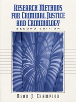 Research Methods For Criminal Justice And Criminology