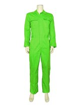 Yoworkwear Combinaison enfant polyester / coton vert pomme taille 176