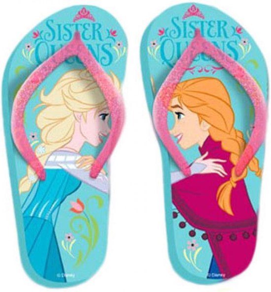 Vergelijking condoom Ongepast Disney Frozen Teenslippers Anna & Elsa-Maat: 25/26 | bol.com