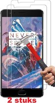 2 stuks Glass Screenprotector - Tempered Glass voor OnePlus 3