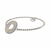 Lora di Lora Armband Bindi Guiding Star. Een individueel bandje voor female 925 Sterling Zilver 18 cm