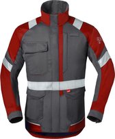 Havep 50285 Korte jas/Vest Charcoal Grijs/Rood maat 50
