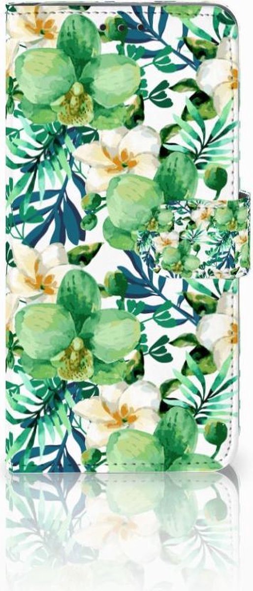 Samsung Galaxy S10 Plus Hoesje Orchidee Groen