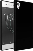 Zwart TPU Siliconen Case Telefoonhoesje Backcover voor Sony Xperia XA1 Ultra