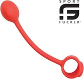 Sport Fucker Thunder Plug Buttplug met Cockring - rood