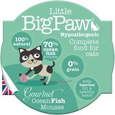 Little big paw gourmet oceaan vis mousse kattenvoer 85 gr