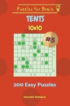 Puzzles for Brain Tents - 200 Easy Puzzles 10x10 Vol. 5