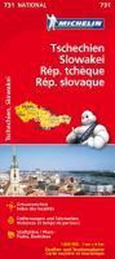 Tschechien / Slowakei 1 : 600 000 Nationalkarte - cover