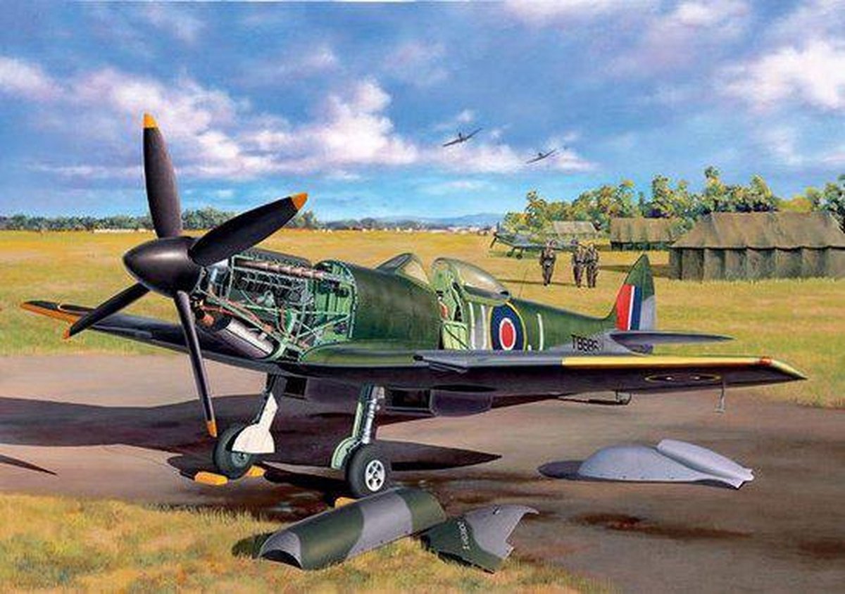Revell Modelbouwpakket Militaire voertuigen - 64164 Spitfire Mk.V - Model Set Plastic - 1:72 - Modelbouw — afbeelding 3