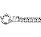 The Jewelry Collection Bracelet Gourmet 7 mm - Argent