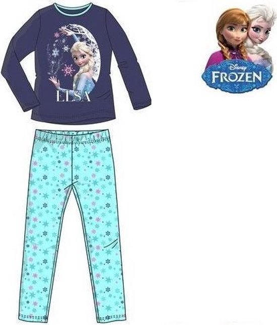 prijs Onleesbaar intelligentie Frozen pyjama 110 cm Blauw | bol.com
