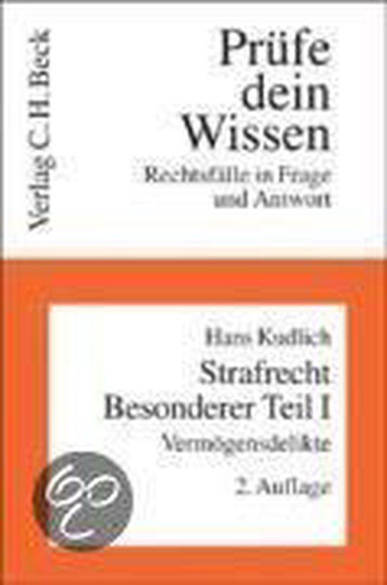 Strafrecht. Besonderer Teil 1 - cover