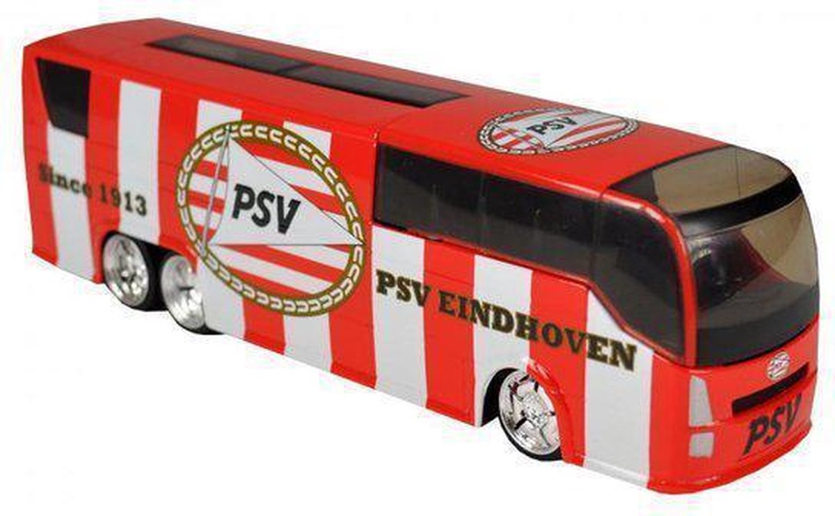 diepte Zeg opzij Opname PSV Bus (Schaal 1:64) Rood/Wit | bol.com