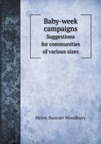 Baby-week campaigns Suggestions for communities of various sizes