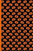 Halloween Pumpkins with Scary Faces Pattern