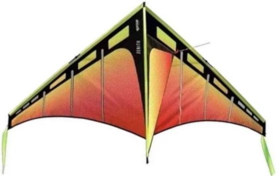 Vlieger Voor Beginners Incl Lijnen Wolkenstürmer Flame Vlieger - Tweelijns Bestuurbare Vlieger Met Vlammendesign (spanwijdte 136cm) Ready To Fly Met Lijnen