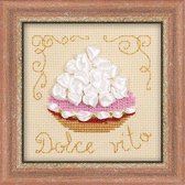 Borduurpakket Mand Met Cake - Riolis