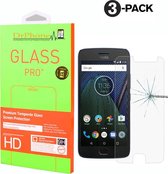 DrPhone 3 x Moto G5s Glas - Glazen Screen protector - Tempered Glass 2.5D 9H (0.26mm)