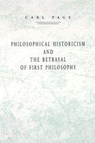 Philosop Historicism Amp Betrayal 1St