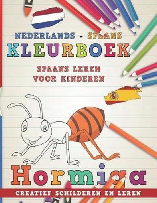 Talen Leren- Kleurboek Nederlands - Spaans I Spaans Leren Vo ... - cover