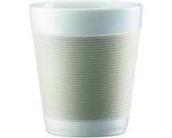 Bodum Canteen Glas - Dubbelwandig - Porselein - 0,1 l - Zwart - 2