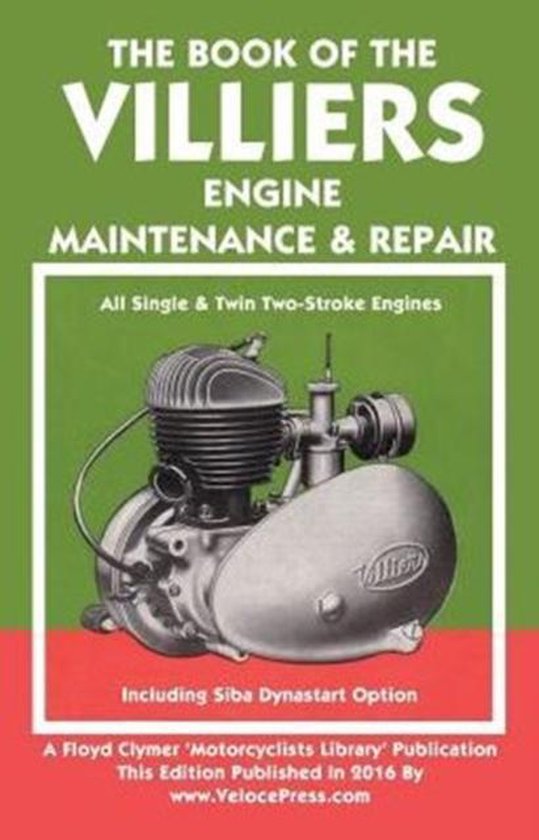 Book of the Villiers Engine Up to 1969 - cover