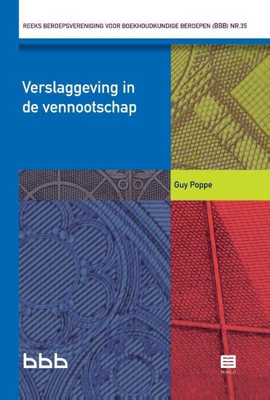 BBB 35 - Verslaggeving in de vennootschap - cover