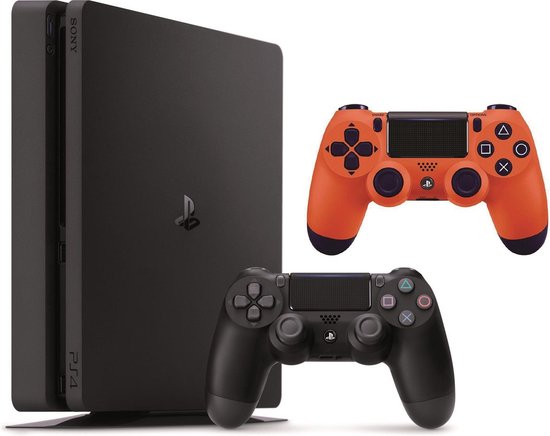 Sony PlayStation 4 Slim 500GB + 2x DUALSHOCK 4 Zwart Wi-Fi