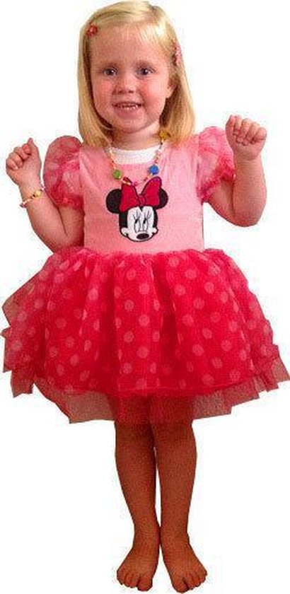 hotel Uitbreiden Omgeving Minnie Mouse jurk - Kostuum - Maat 92-98 | bol.com