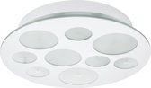 EGLO Pernato - Plafonnière - 9 Lichts - LED - Ø380mm. - Wit, Helder