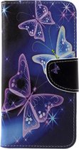 Book Case Samsung Galaxy A6 Plus (2018) Hoesje - Vlinders