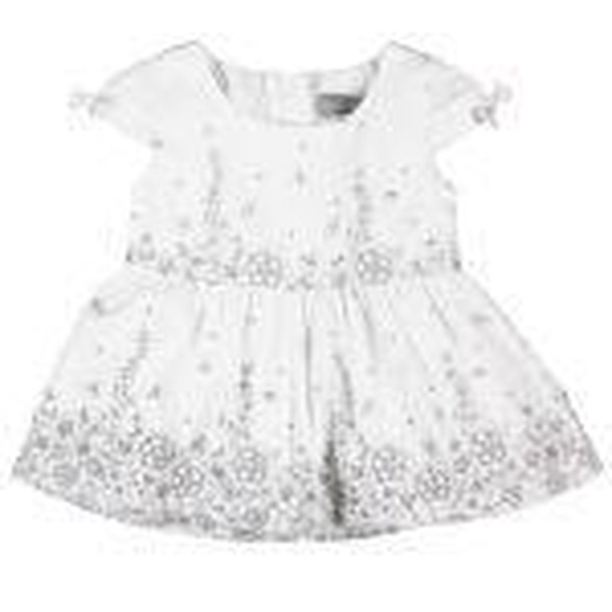 Boboli Baby Feest Jurk - White - Maat - 68/6M