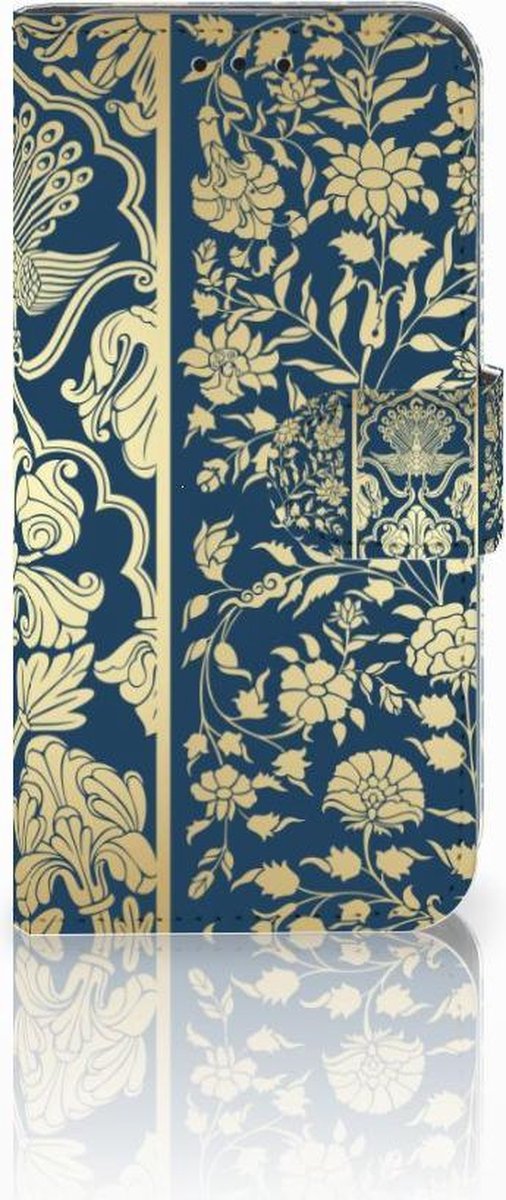 Samsung Galaxy S10e Hoesje Beige Flowers