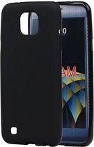 TPU Backcover Case Hoesje voor LG X Cam K580 Zwart