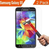 Screenprotector Glas Folie Tempered Glass voor Samsung Galaxy S5 G900 of Samsung Galaxy S5 Neo G903 2 stuks