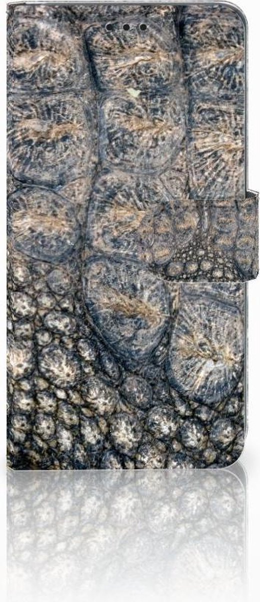 Samsung Galaxy S10 Telefoonhoesje met Pasjes Krokodillenprint