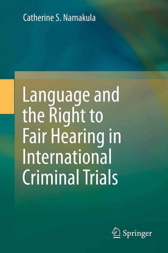 Law and Criminology (R0) - Language and the Right to Fair He ... - cover