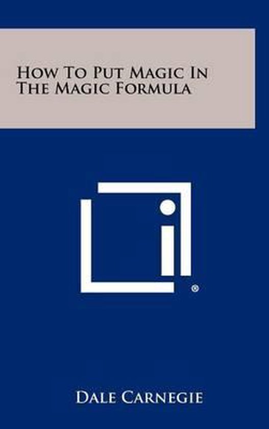 How to Put Magic in the Magic Formula - cover