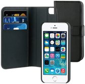 BeHello 2 in 1 Wallet Case voor Apple iPhone 5/5S - Zwart