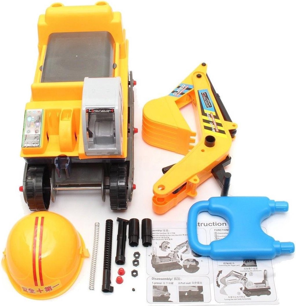 Loopauto Children's Ride On Walker Push Along Graafmachine 2in1