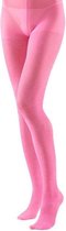 Roze glanzende legging voor vrouwen - Verkleedattribuut