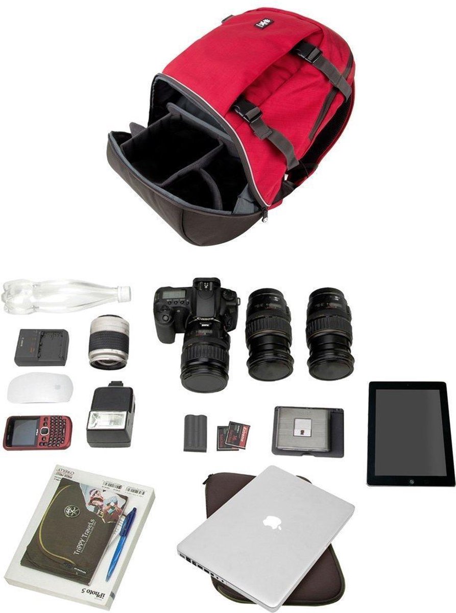 Crumpler Proper Roady Full Photo Backpack Sac à dos for camera with  telephoto lens - notebook 1000D ChickenTex Supreme rouge… - Cdiscount  Informatique