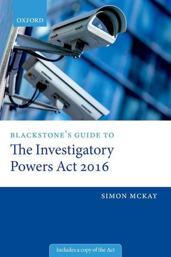 Blackstone's Guide to the Investigatory Powers Act 2016 - cover