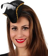 Mini piratenhoed haarband - Verkleedhoofddeksel