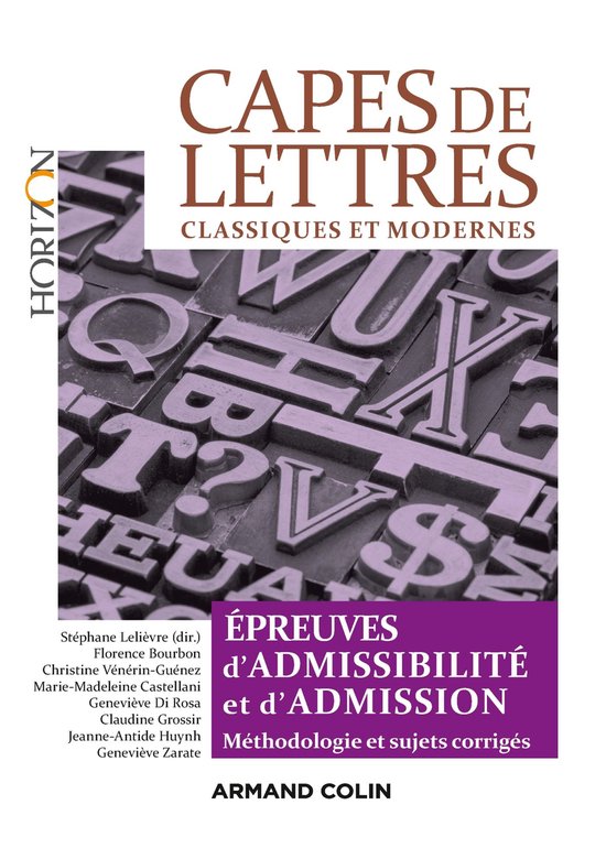 CAPES de Lettres - 3éd. - cover